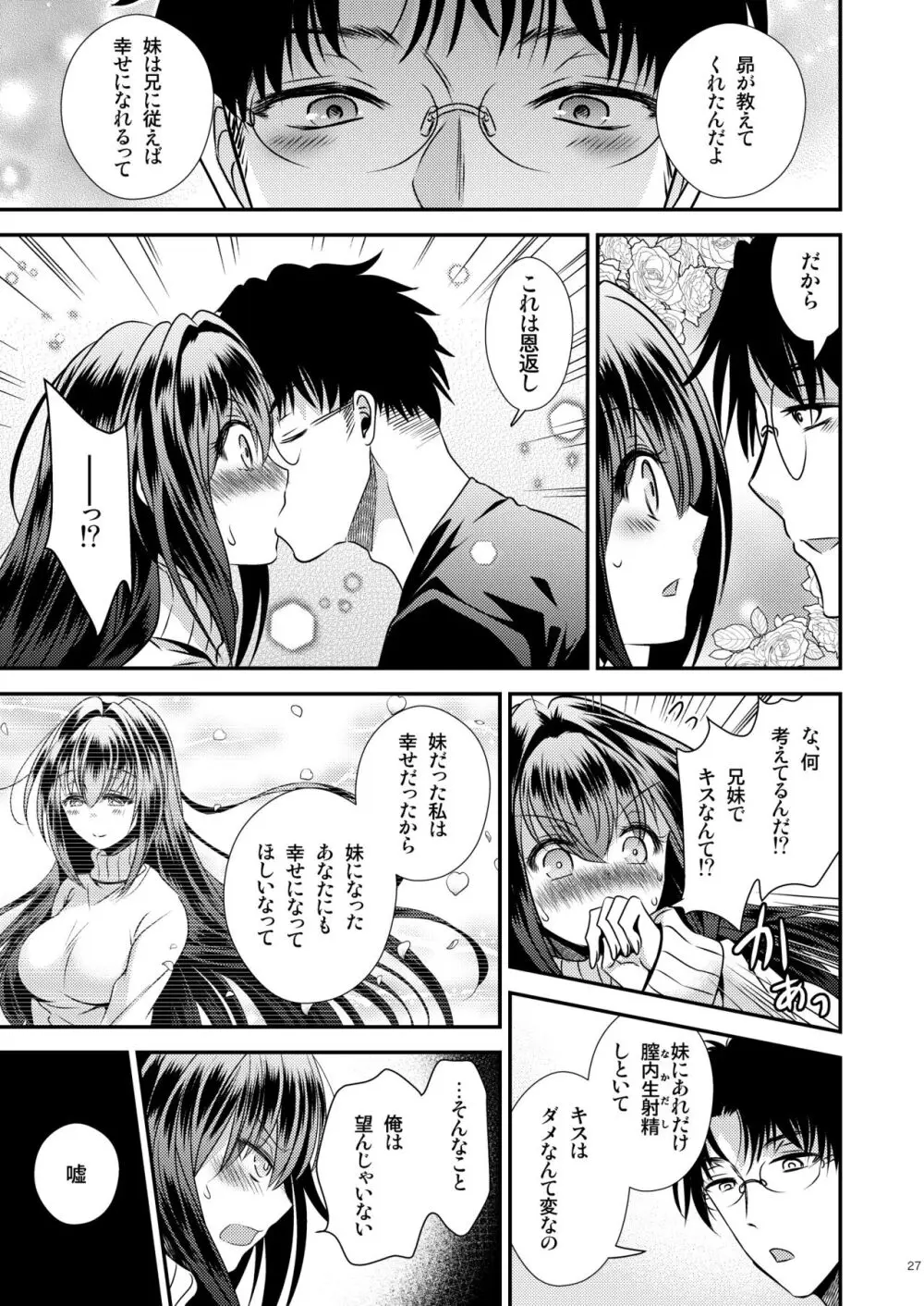 性欲処理に使っていた妹と入れ替わった兄 - page27