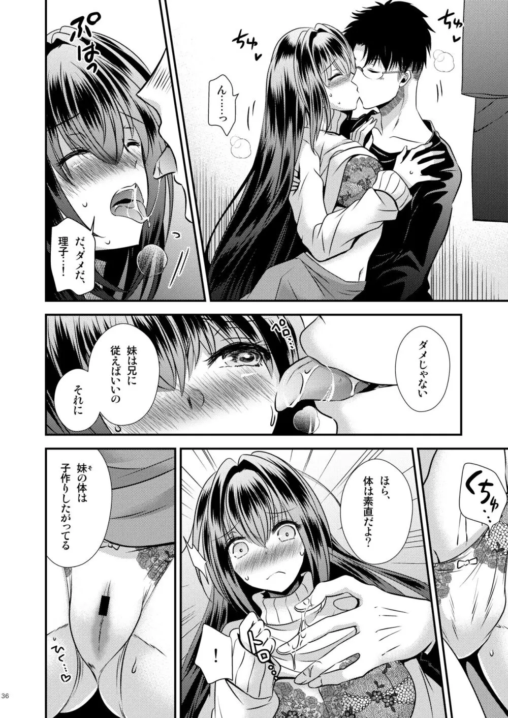 性欲処理に使っていた妹と入れ替わった兄 - page36