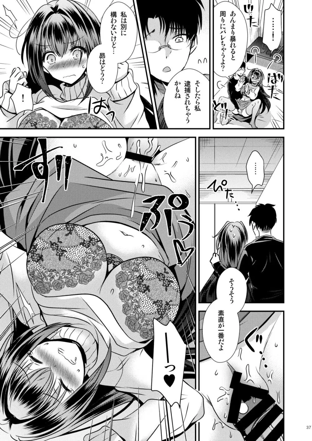 性欲処理に使っていた妹と入れ替わった兄 - page37