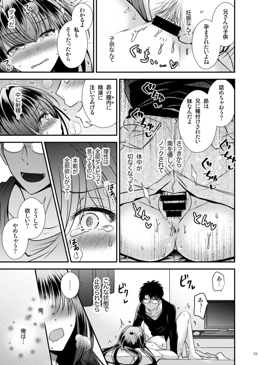 性欲処理に使っていた妹と入れ替わった兄 - page39