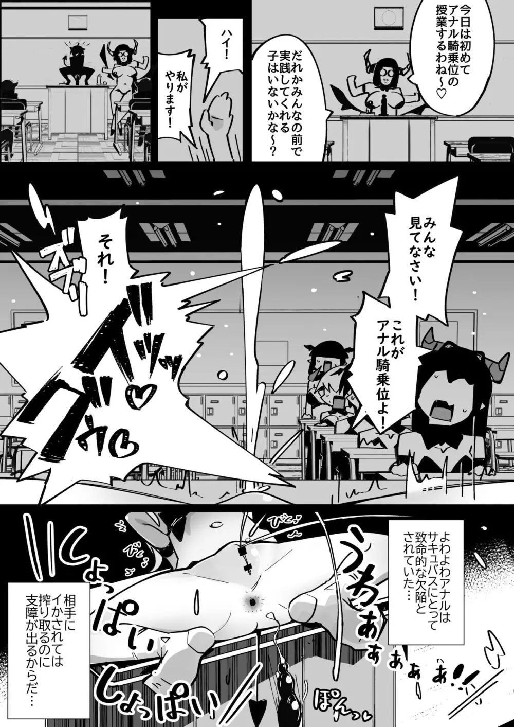 よわよわアナルサキュバスVSアナルだいすきおじさん - page20