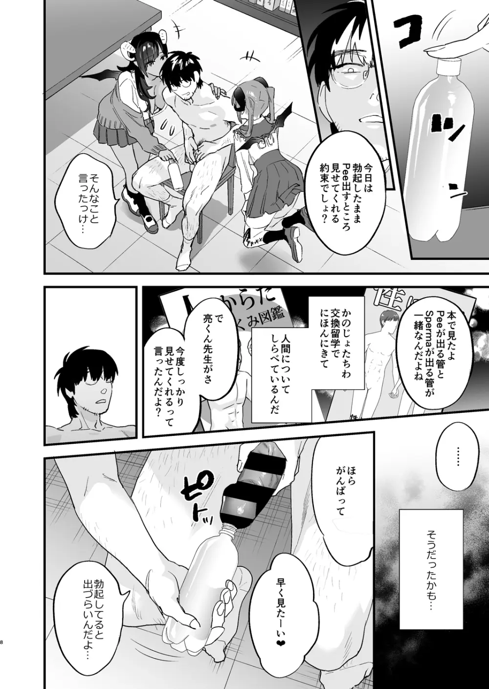 交換留学生 -サキュバス達と僕- - page8