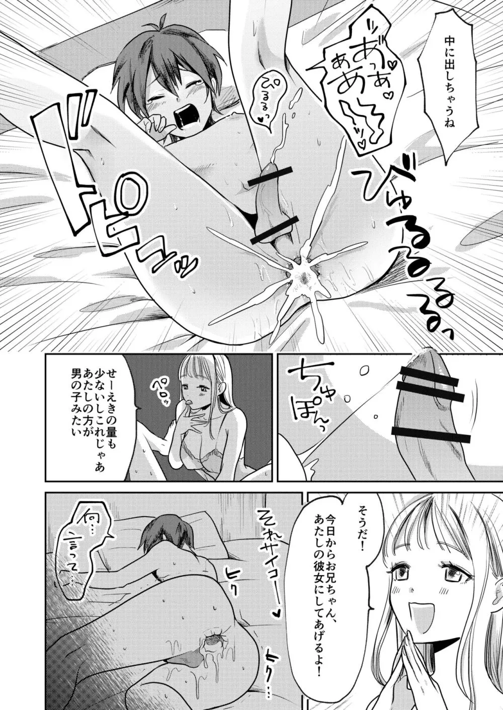 女性化お兄ちゃんを彼女にしちゃえ！ - page10