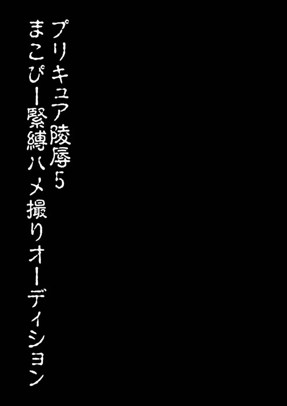 プリキュア陵辱5まこぴー緊縛ハメ撮りオーディション - page3