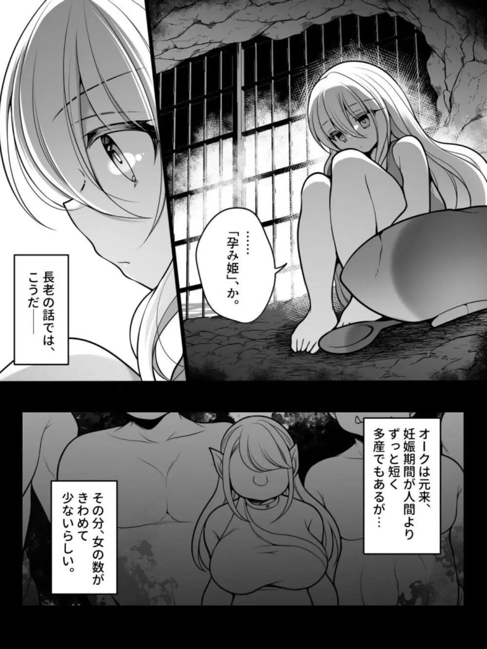 TS孕み姫 ～元勇者さんがオークの群れのお姫様♀になるお話～ - page11