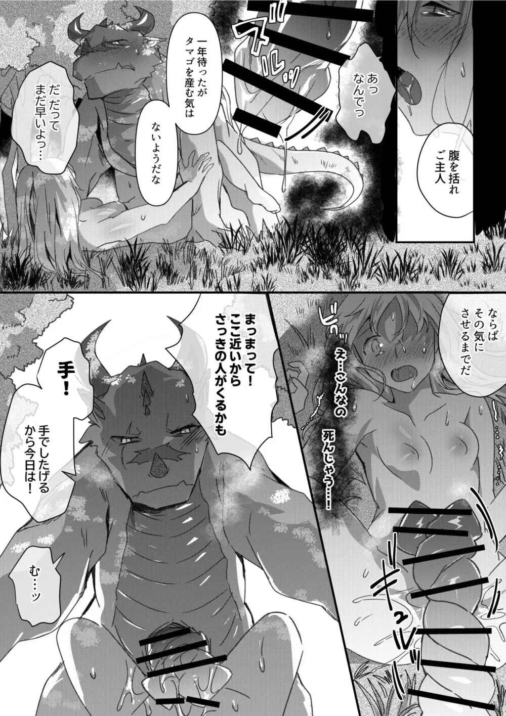 ドラゴンとタマゴがほしい人間２ - page9