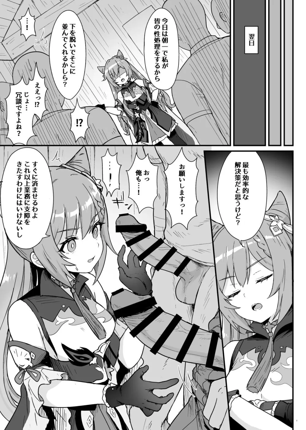 刻晴ちゃんが部下をシゴキまくる本 - page4