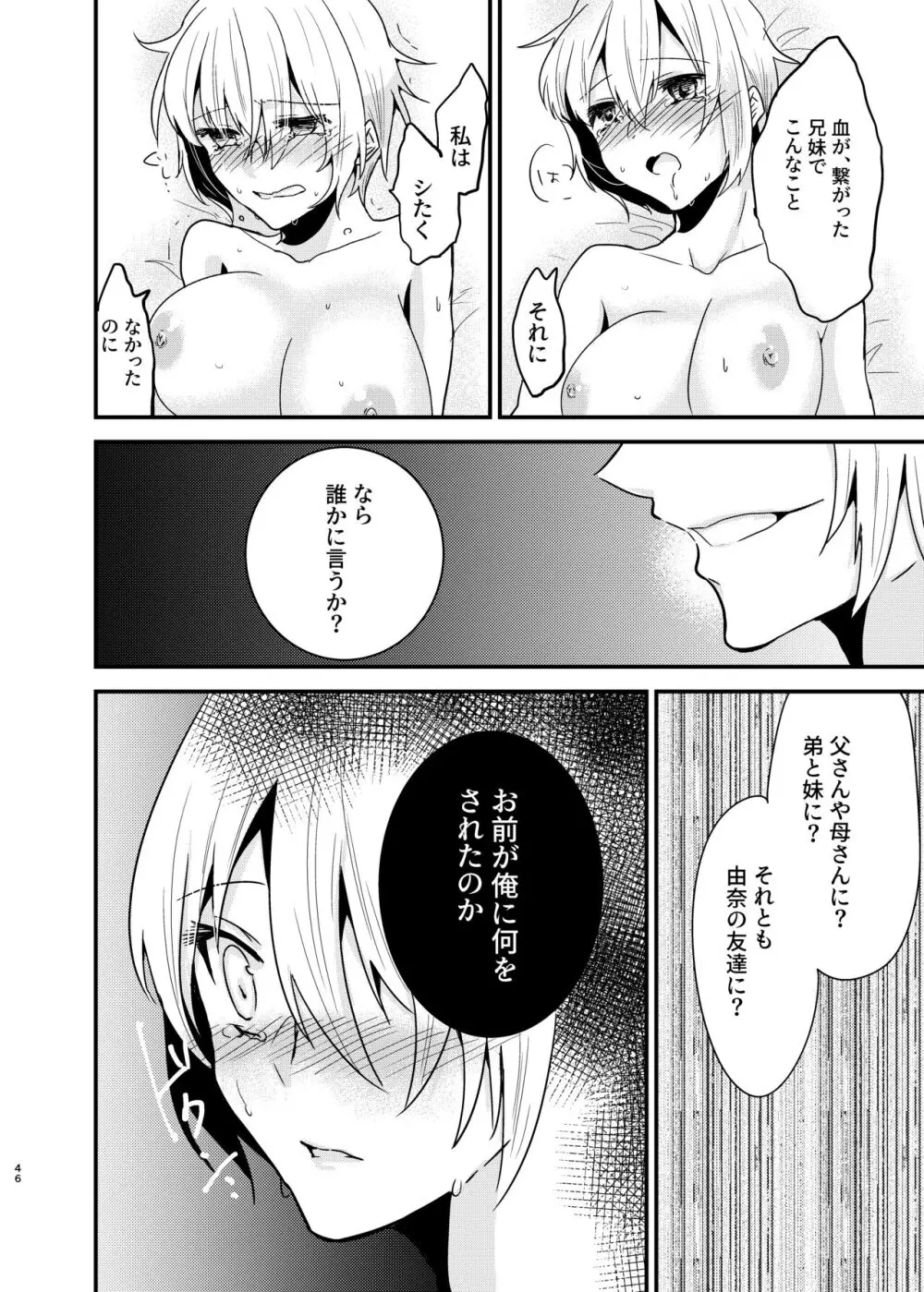 [invitation (まあタン)] お兄ちゃんに妹が(性的に)食べられちゃった話総集編 [DL版] - page45