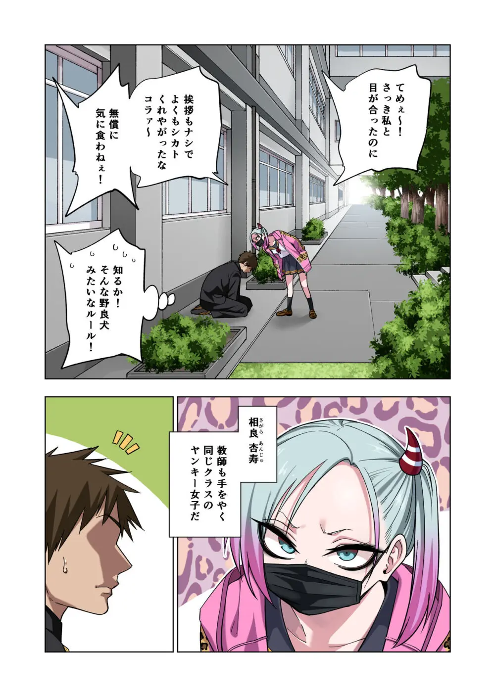 ツンツンヤンキーちゃんは弱々乳首をいじれば結構なんでもヤらせてくれる - page65