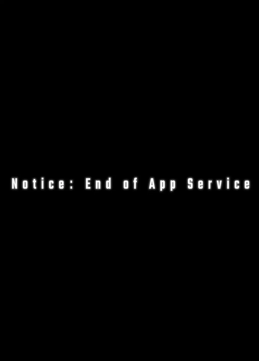 Re Notice: End of App Service - page3