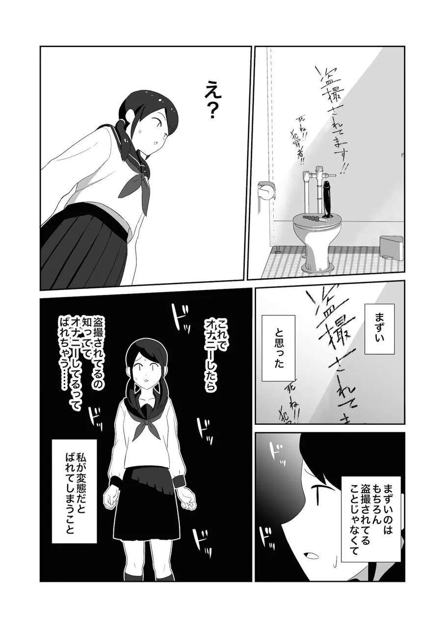 公衆トイレで盗撮されオナニーにハマる女子 - page12