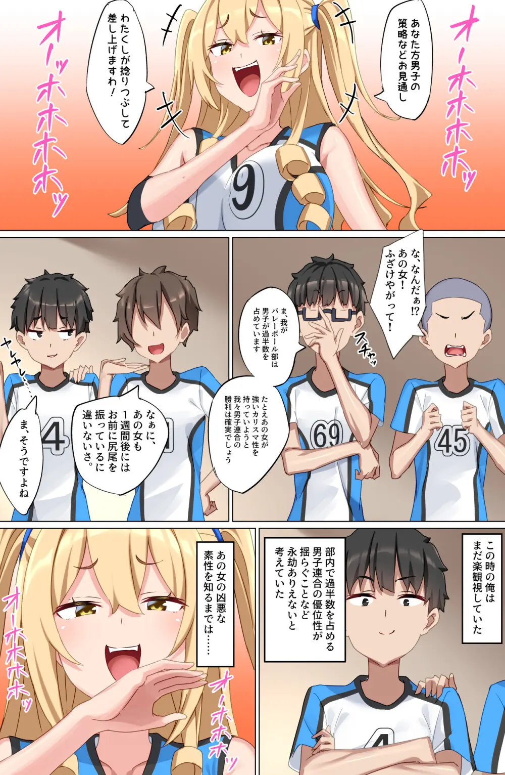 ようこそザコマゾバレーボール部へ - page10