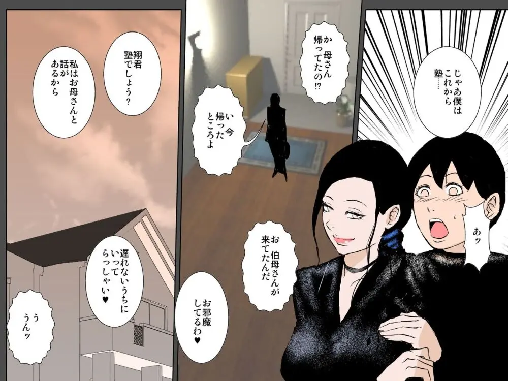 エッチな伯母と真面目母に受精おねだり超濃厚セックスされちゃった僕 - page28