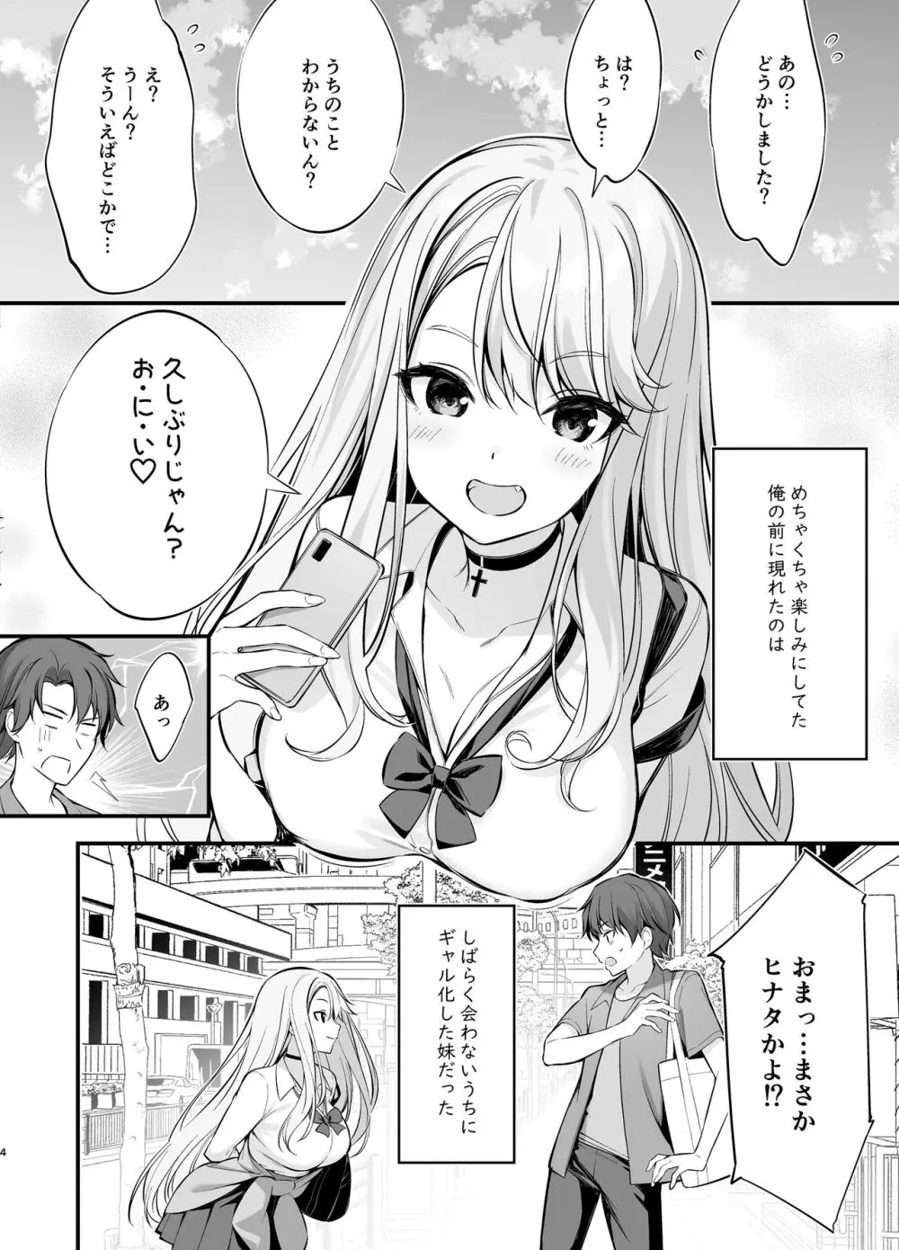 SNSで出会ったのはギャル化した妹でした - page3