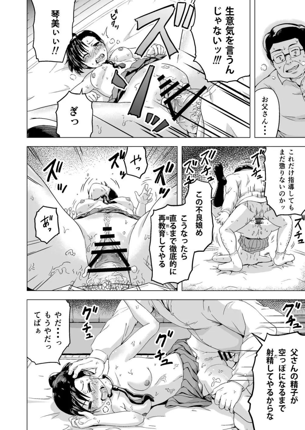 昼寝する反抗期の娘を父親が襲う話 - page3