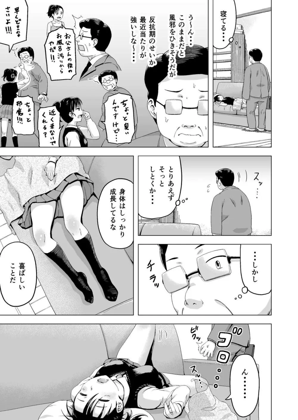 昼寝する反抗期の娘を父親が襲う話 - page6