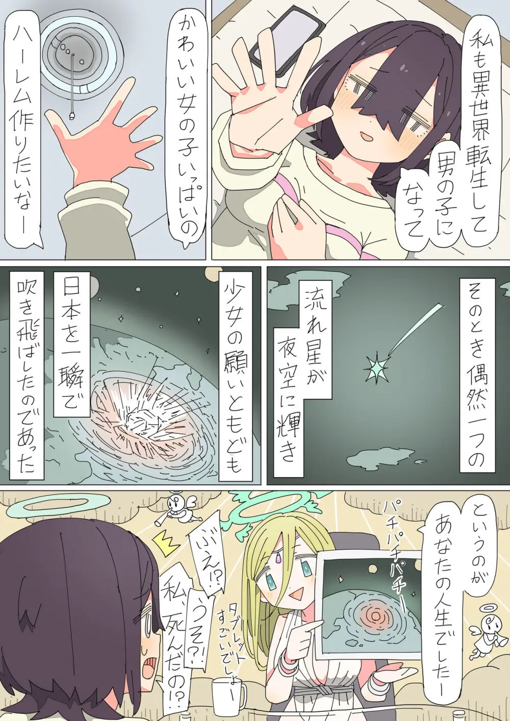 異世界転生したらフタナリで百合ハーレム！？ - page3