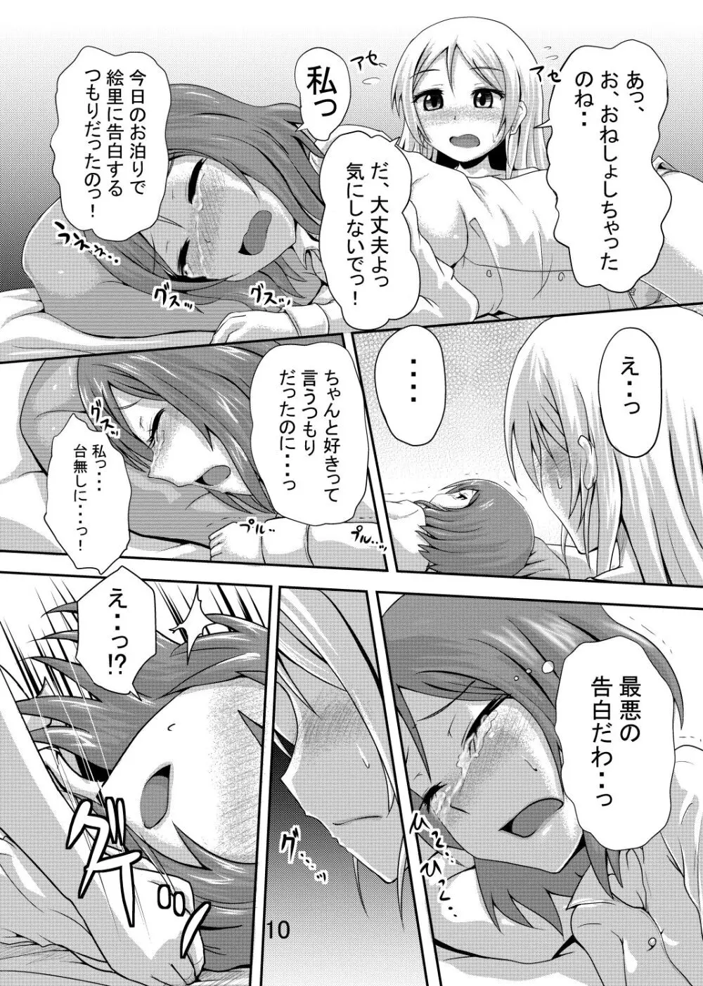 真姫ちゃんのおしっこがユルいほん - page9