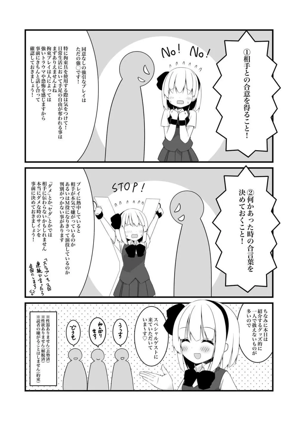妖夢ちゃんがアダルトグッズのレビューをする話〈拘束編〉 - page6