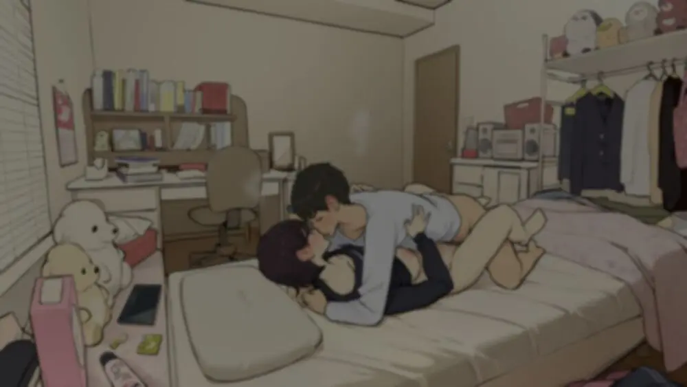 家族在宅中でも自分の部屋でなんとかセックスする学生時代 - page41