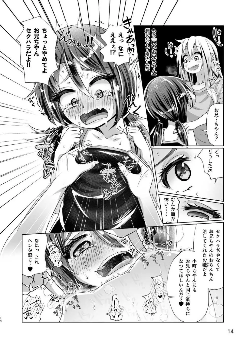 イトコのヒメゴト ――エッチしたい男の娘と エッチを知らない女の子の 初めてのエッチ―― - page14