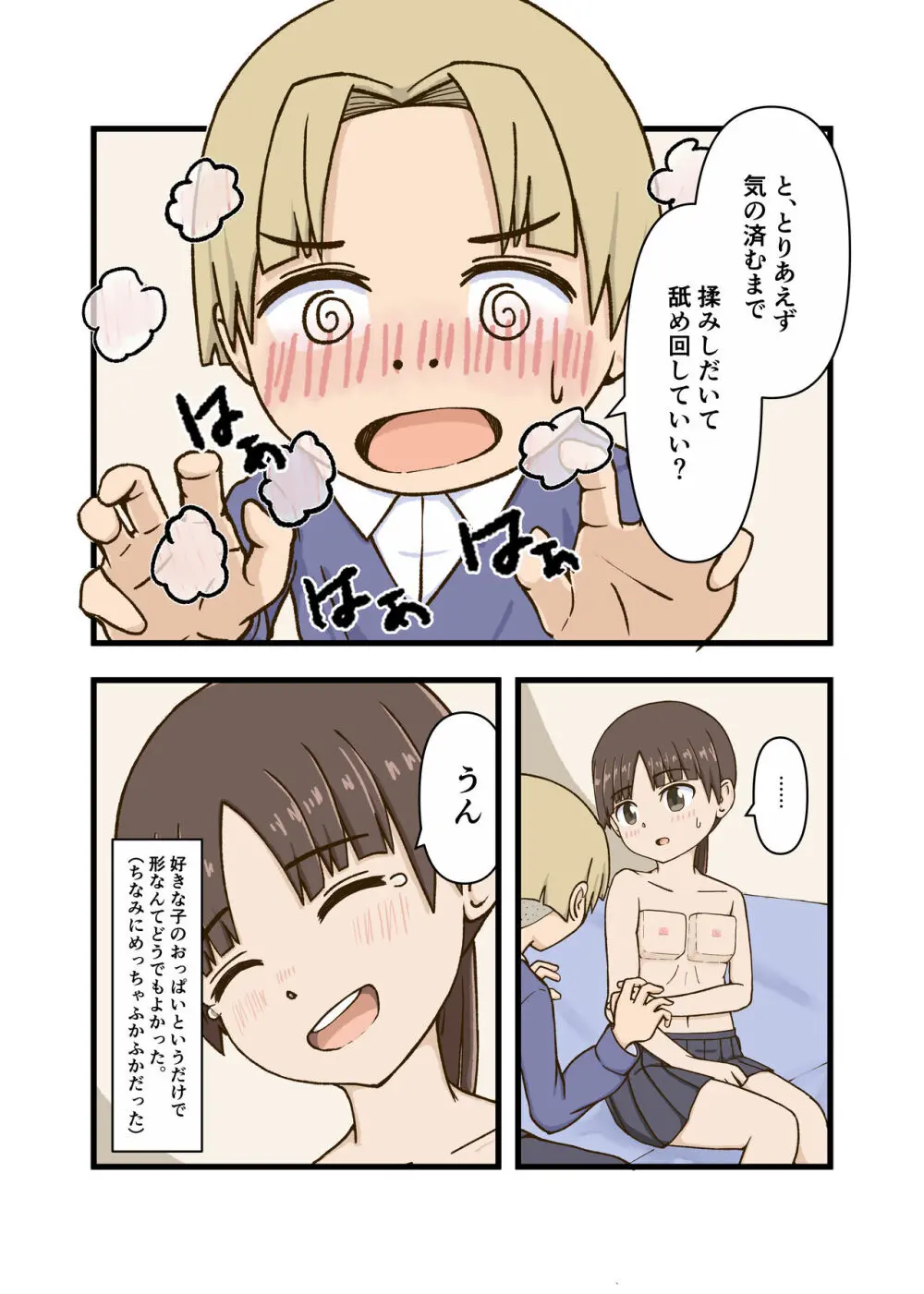 彼女のおっぱいが四角形だった話 - page4