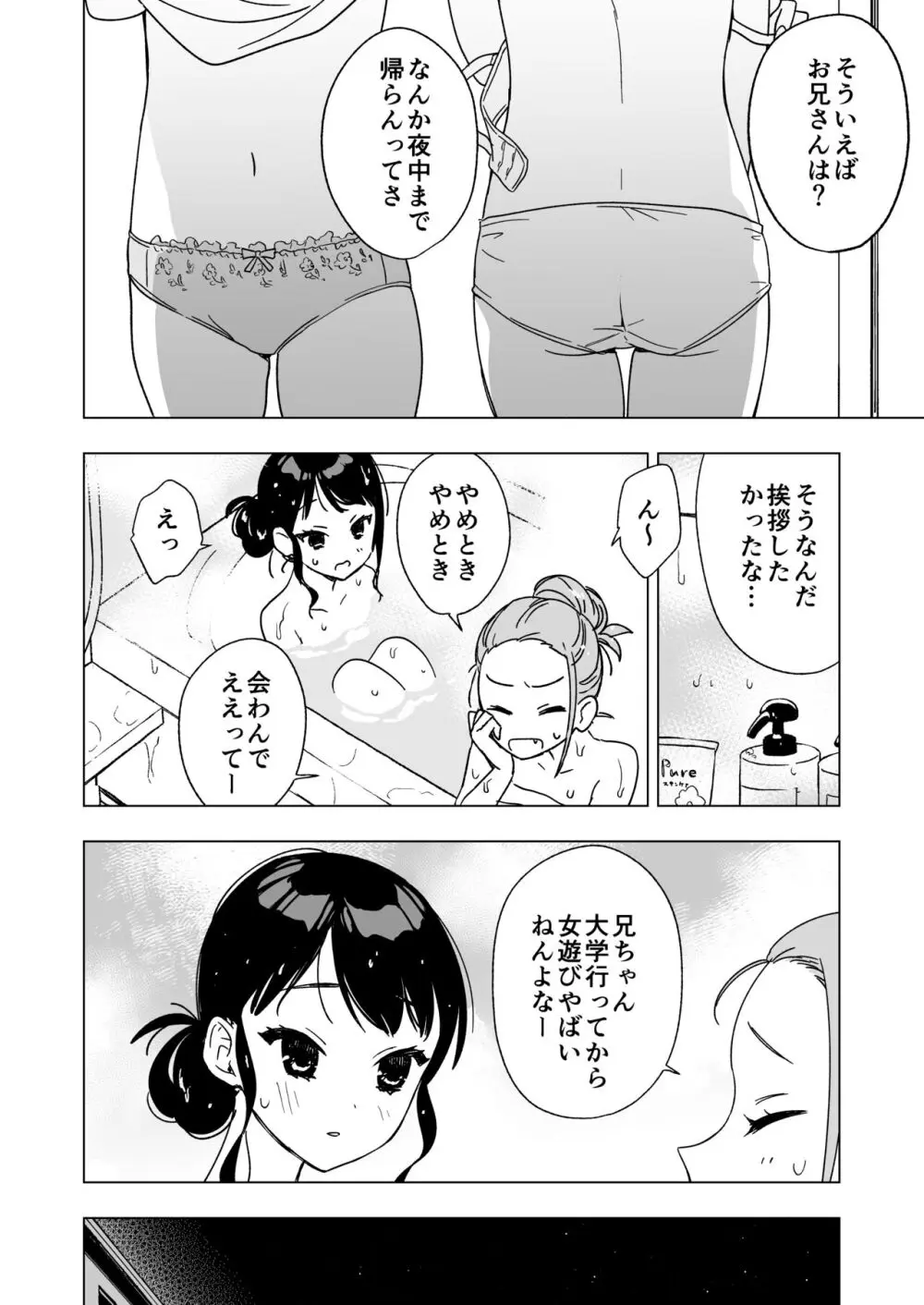 眠れないお泊り会の夜、親友のお兄さんと― - page6