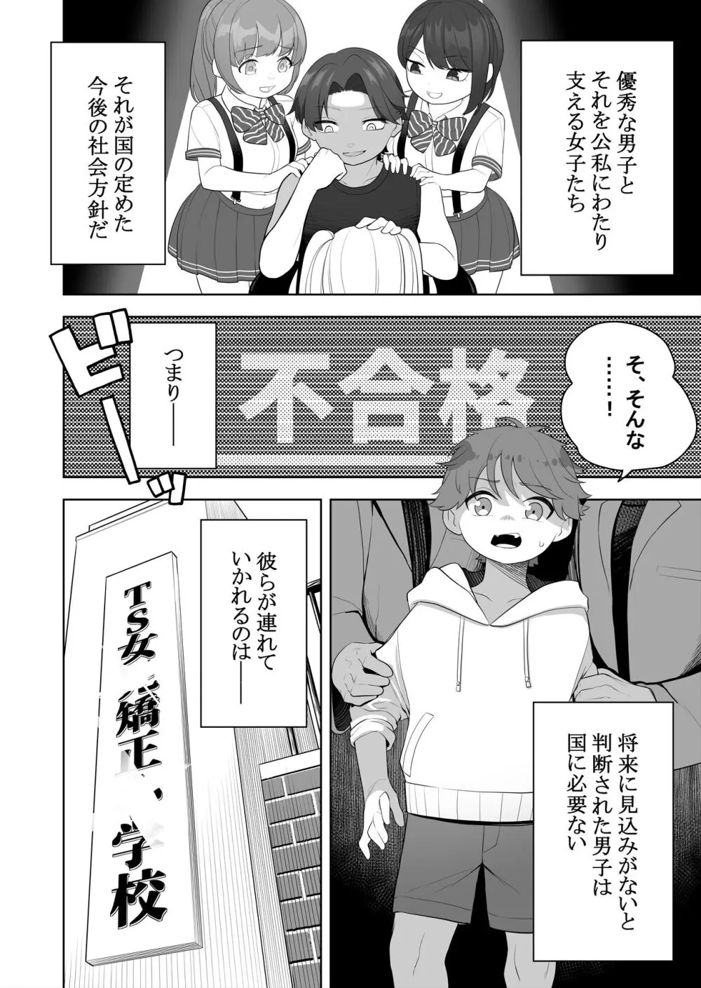 矯正義務教育! TSえっちな女の子訓練校!2 - page2