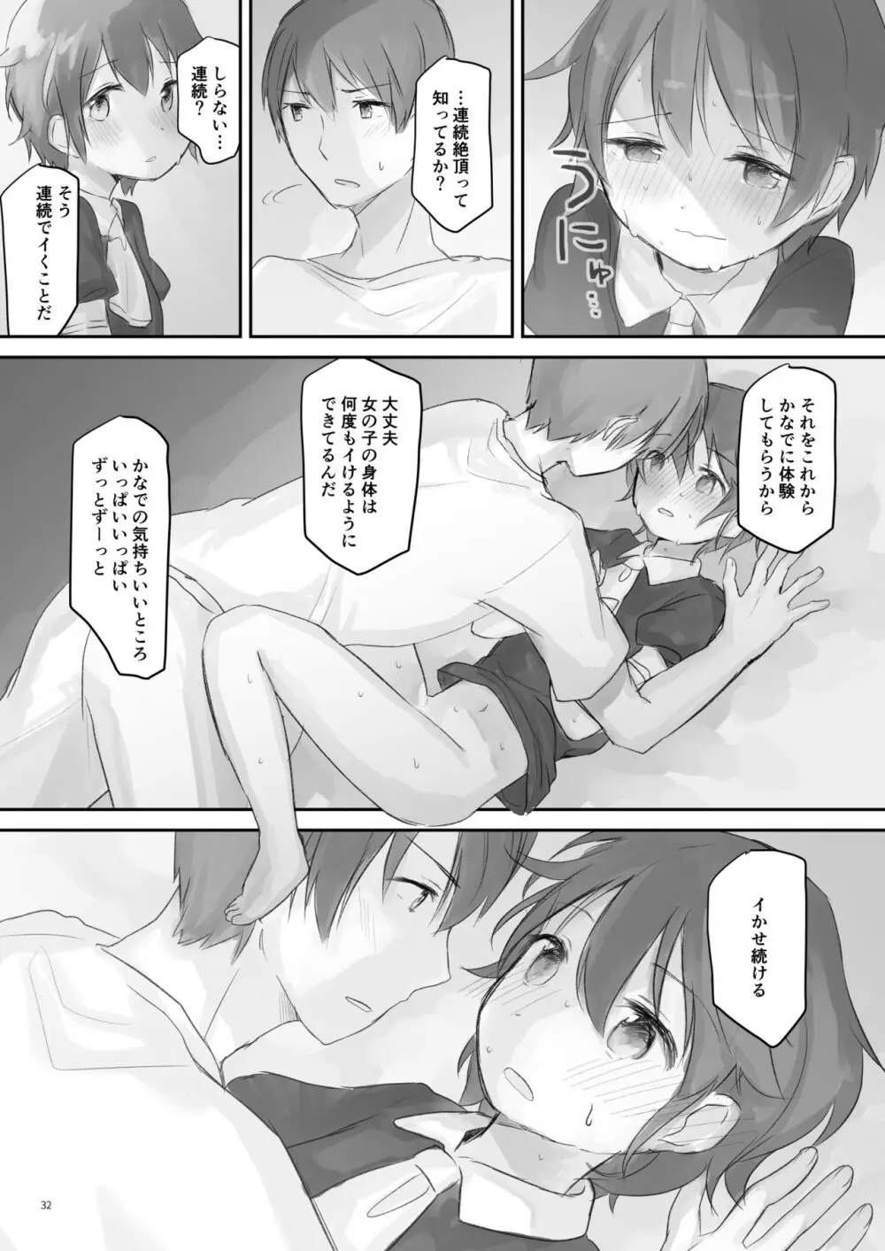 生意気な妹を大体手だけでイかせまくる - page31