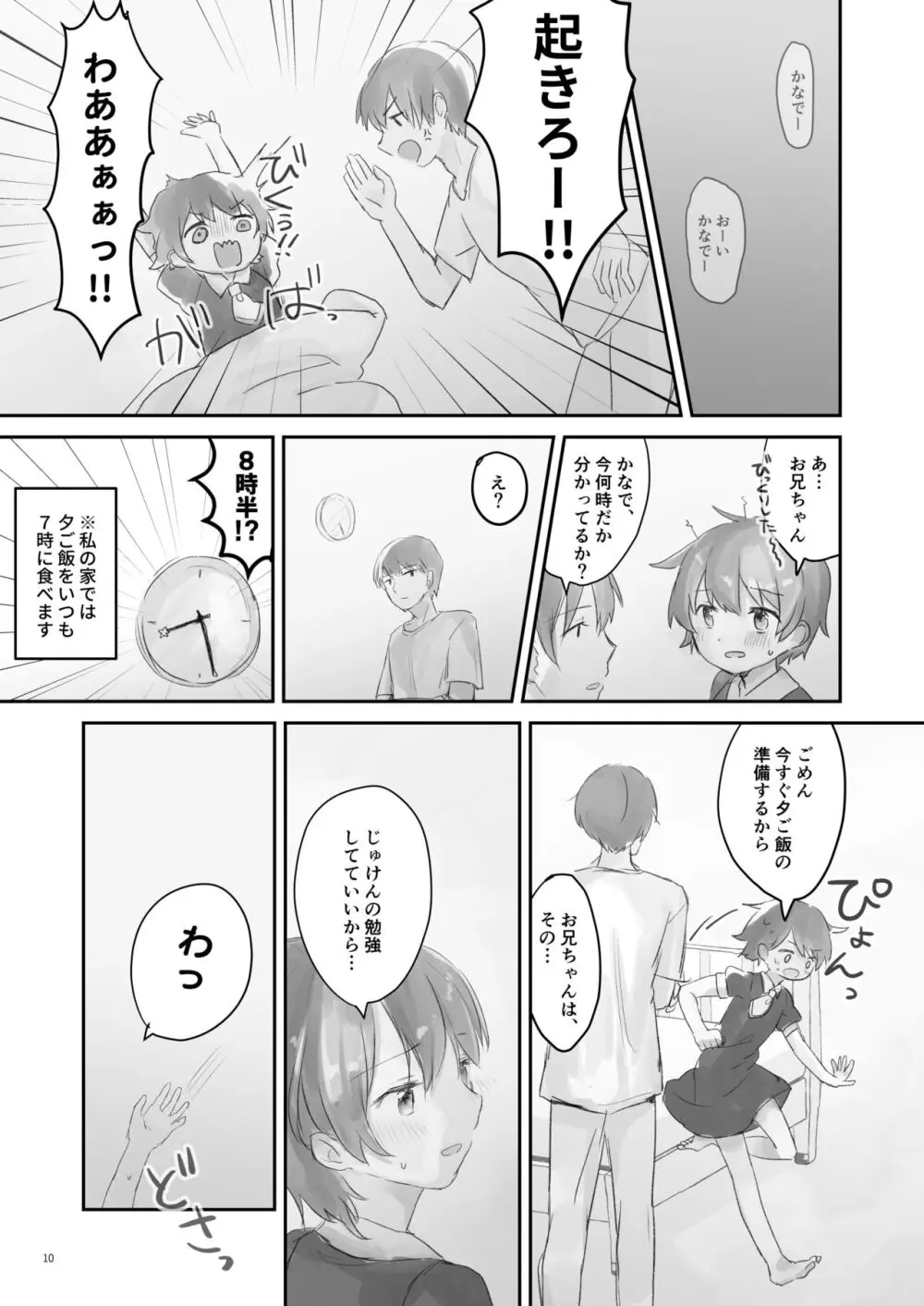 生意気な妹を大体手だけでイかせまくる - page9