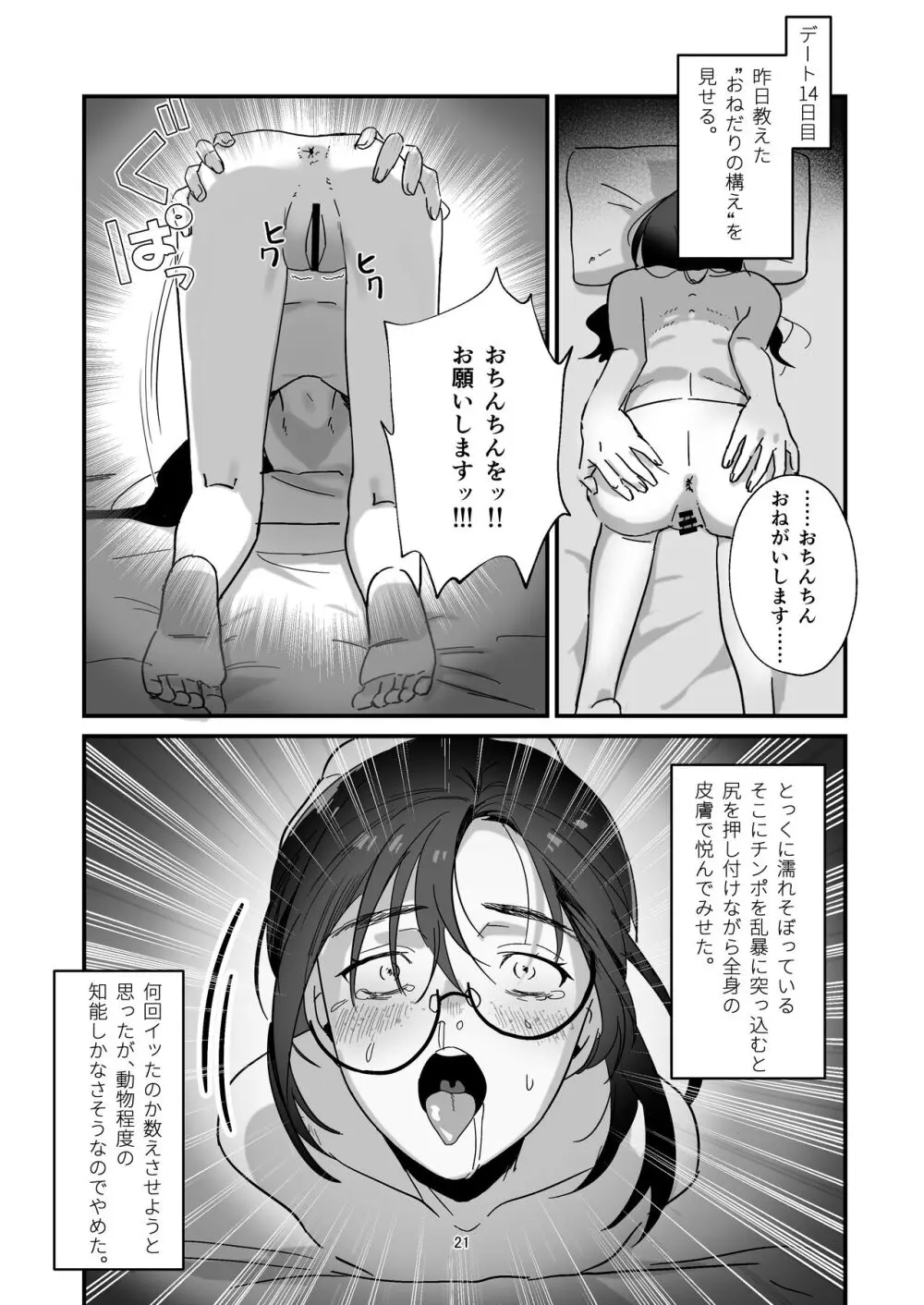 陰キャボサ髪手汗女 - page21