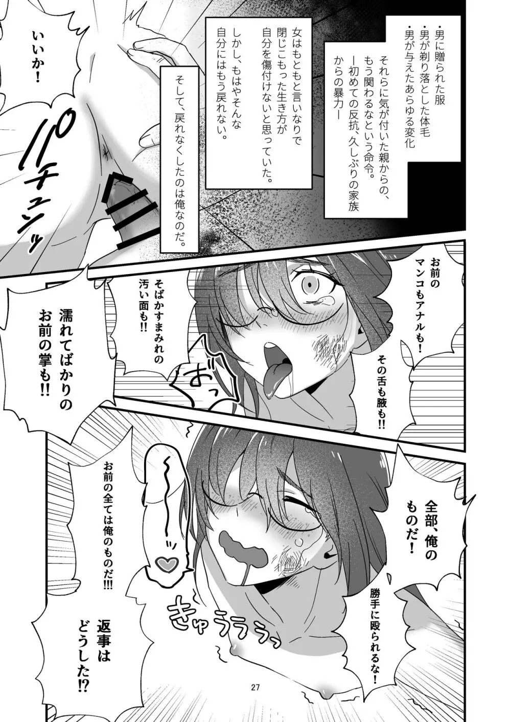 陰キャボサ髪手汗女 - page27