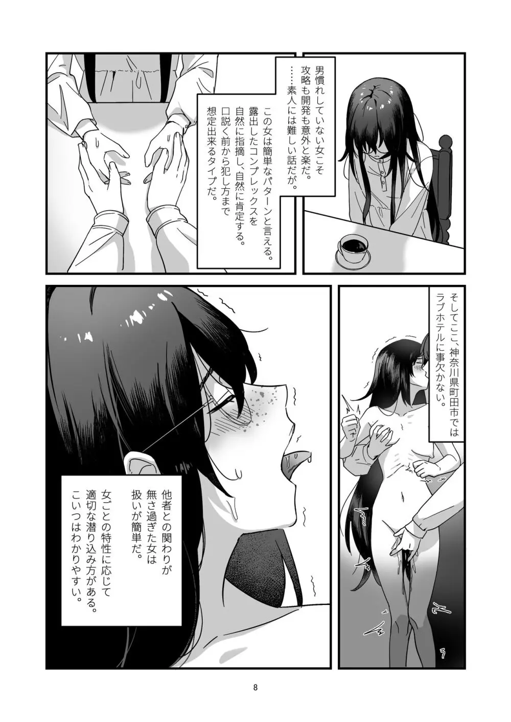 陰キャボサ髪手汗女 - page8