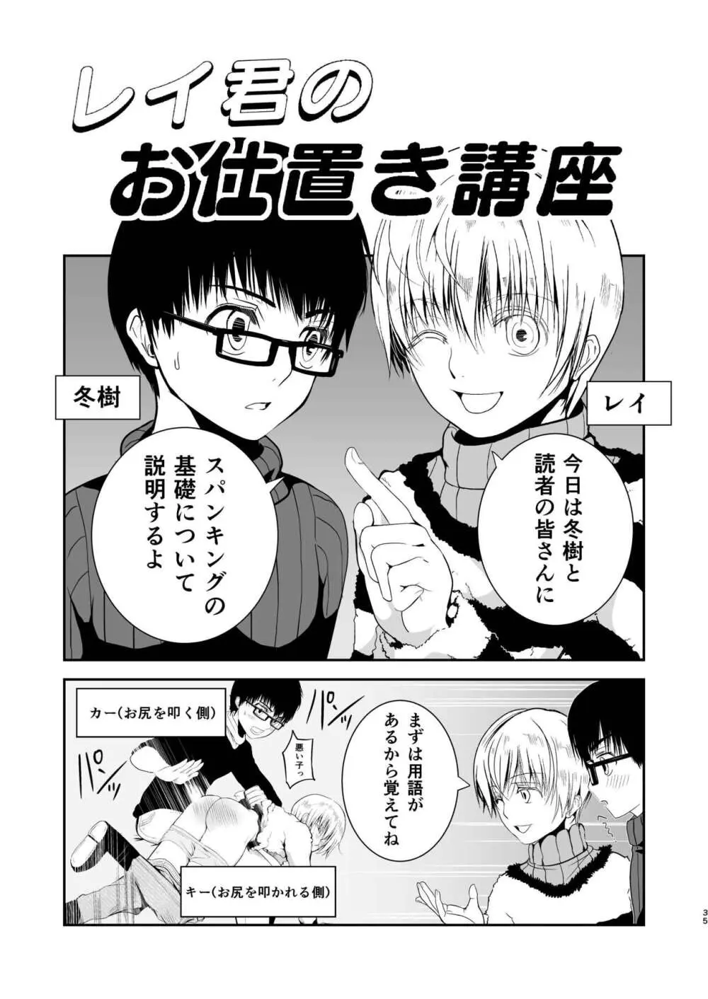 僕のお尻を叩いてくれない？～尻フェチとの秘密取引～ - page35