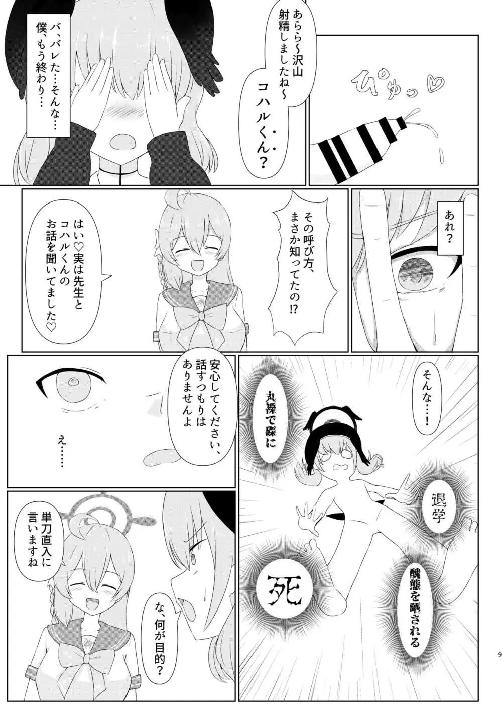 下〇コハルは男の娘っ!?withハナコ編 - page9