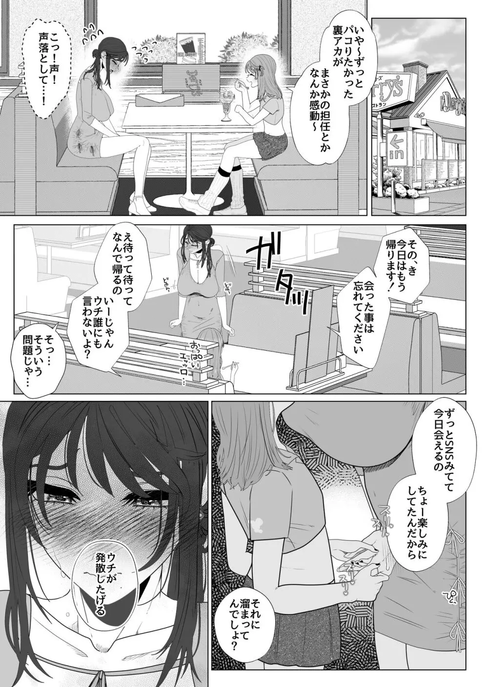 エッグいオナニー晒してる欲求不満人妻裏アカ女子に会ったら担任でした - page7