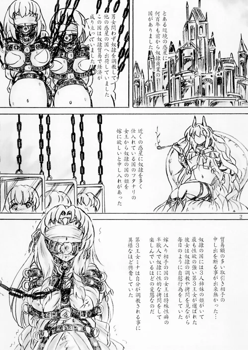 奴○の国の姫の嫁入り - page2