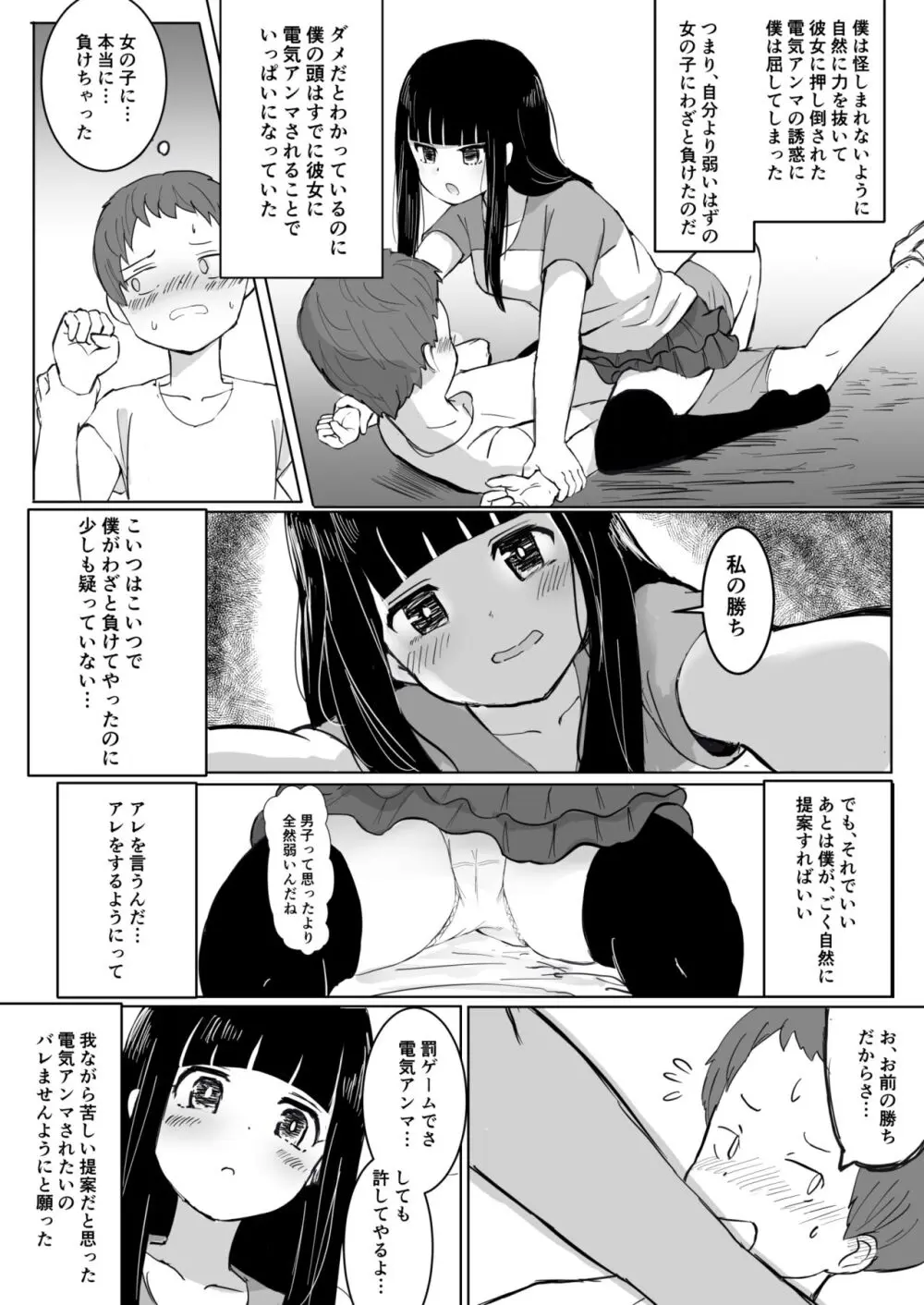 あの子の電気アンマ - page10