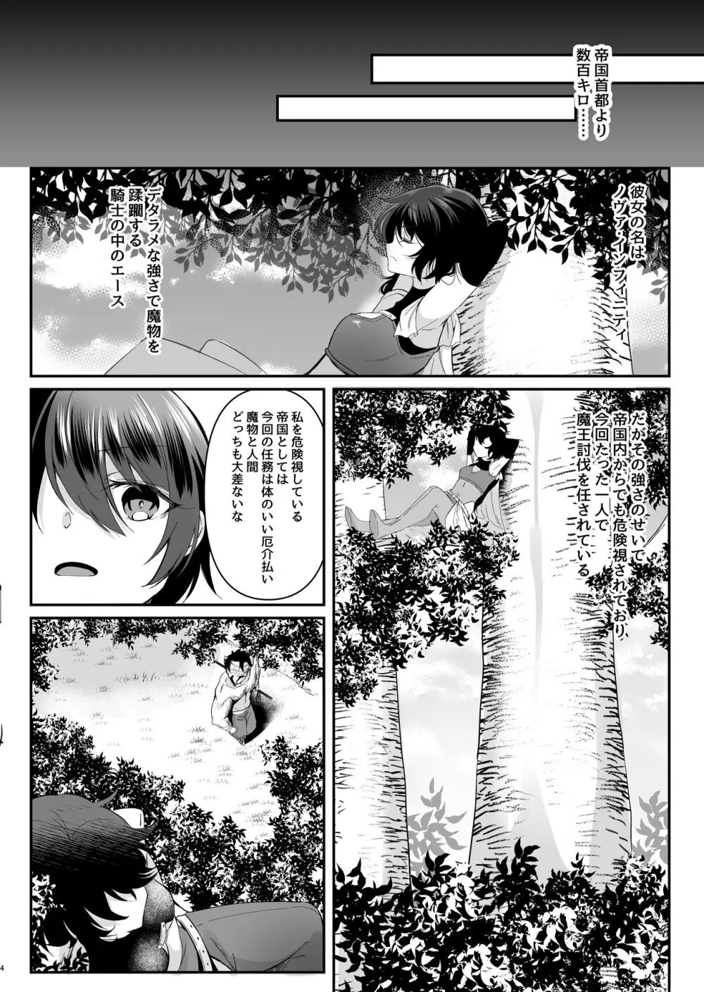 とある女騎士の分裂日常 - page4