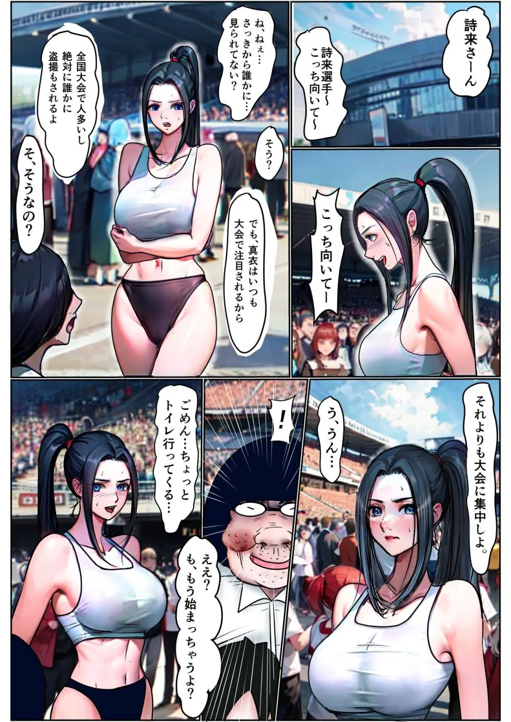 ド変態に浣腸される陸上部女子 - page2