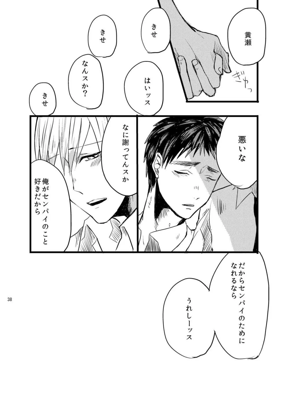 センパイだけは気づいちゃいけない - page37