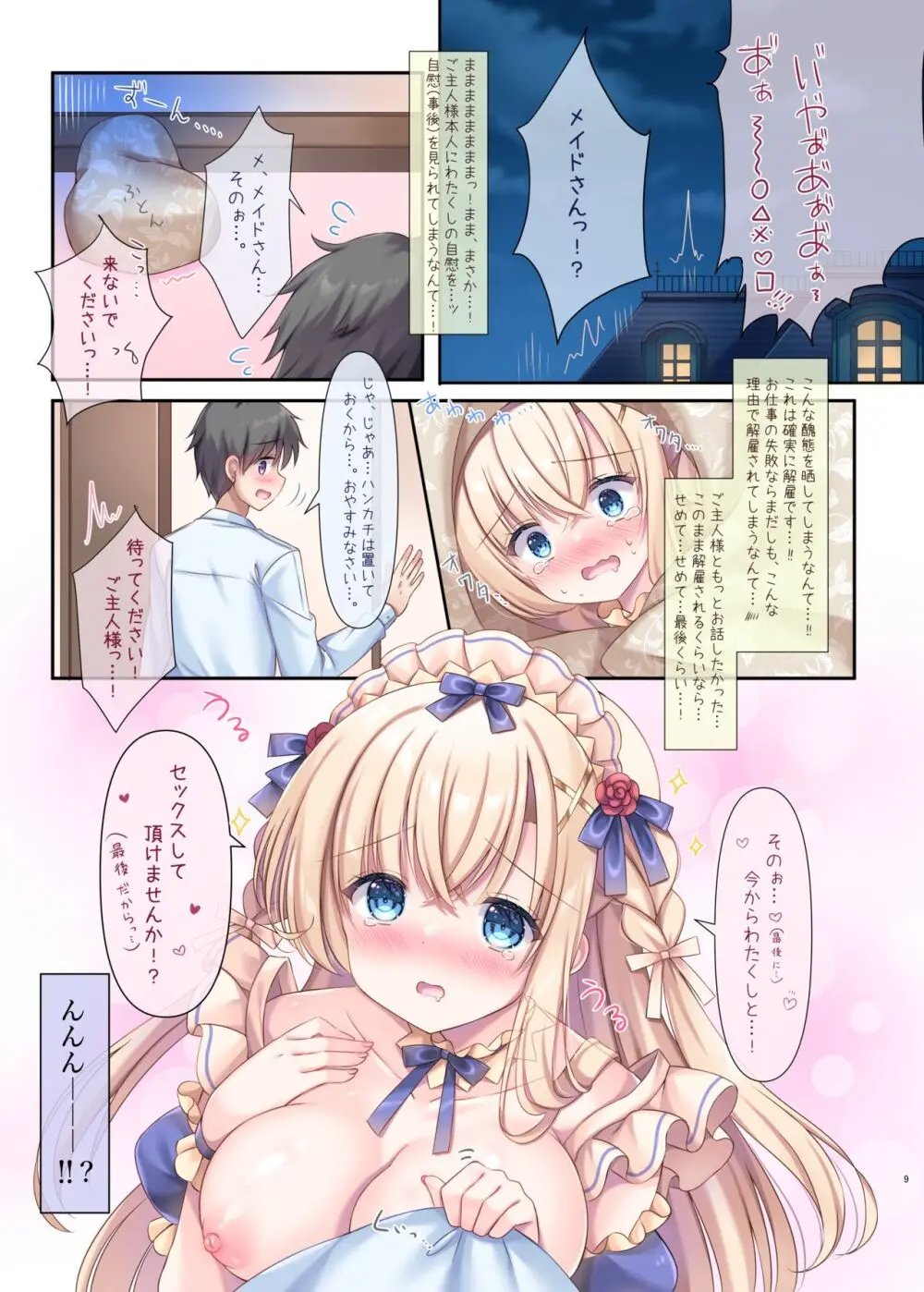 実は!ご主人様とHがしたいメイドさん。 - page9