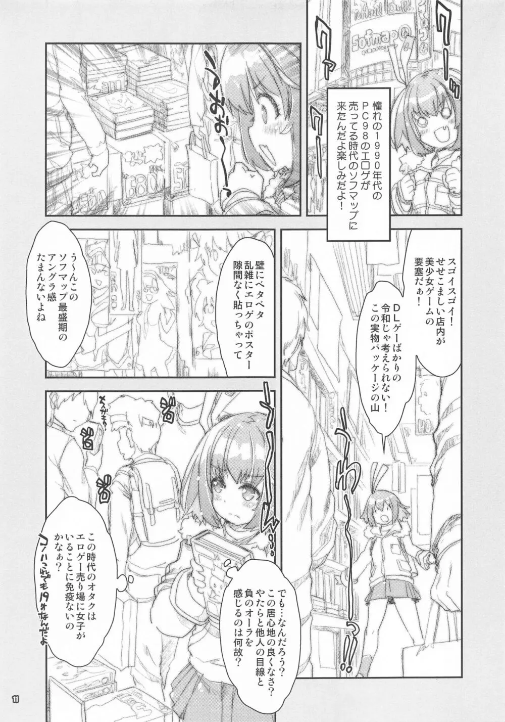 16bit女子絵師のHなお仕事 - page10