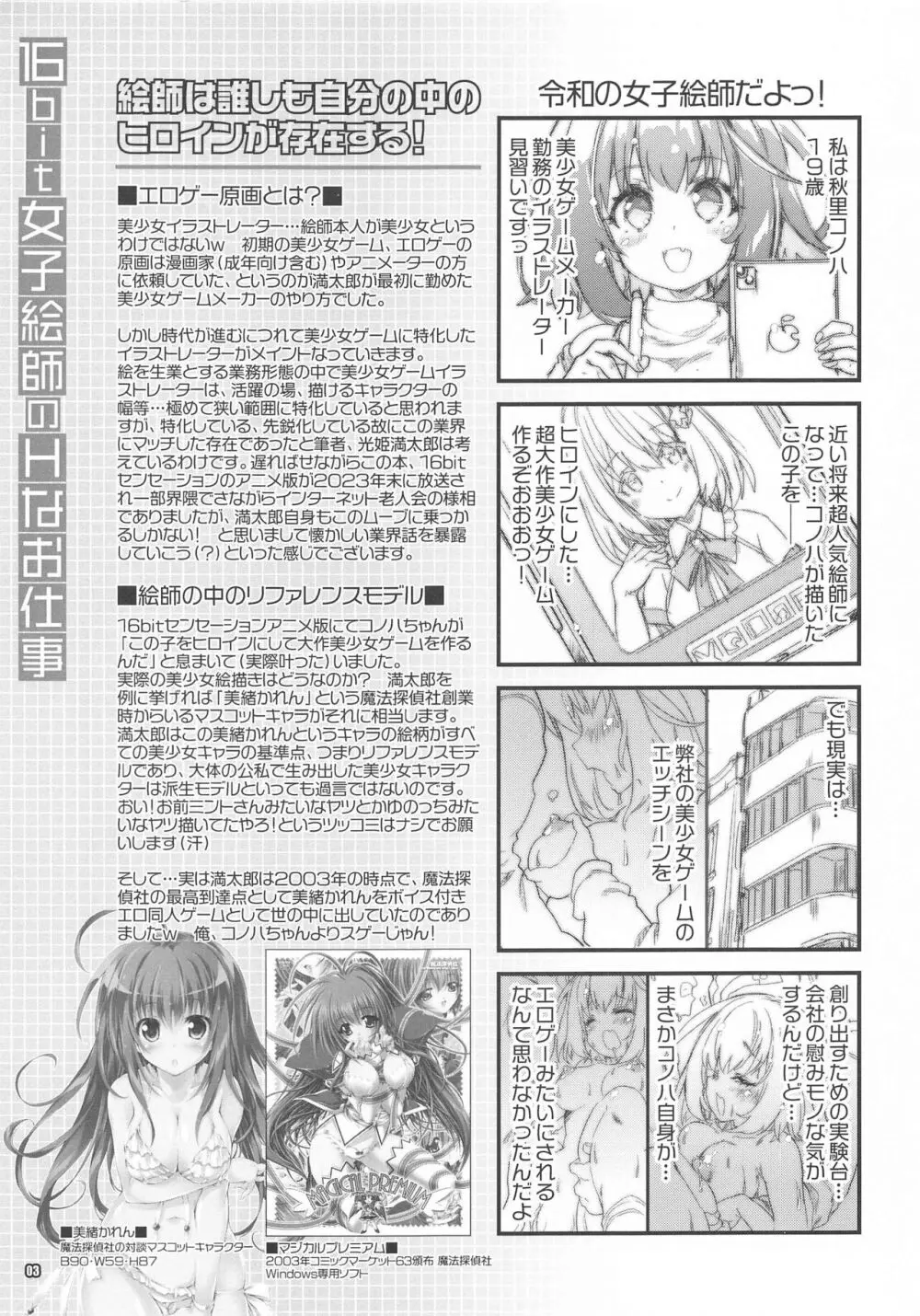 16bit女子絵師のHなお仕事 - page2