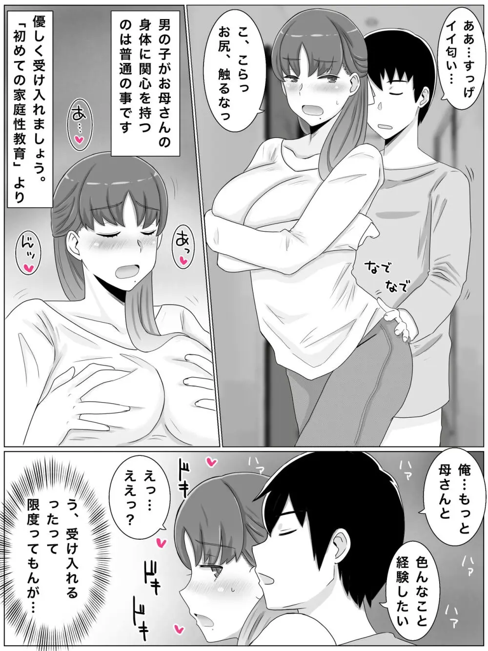 母さんとしたいこと〜息子の子種で孕む巨乳母 - page24