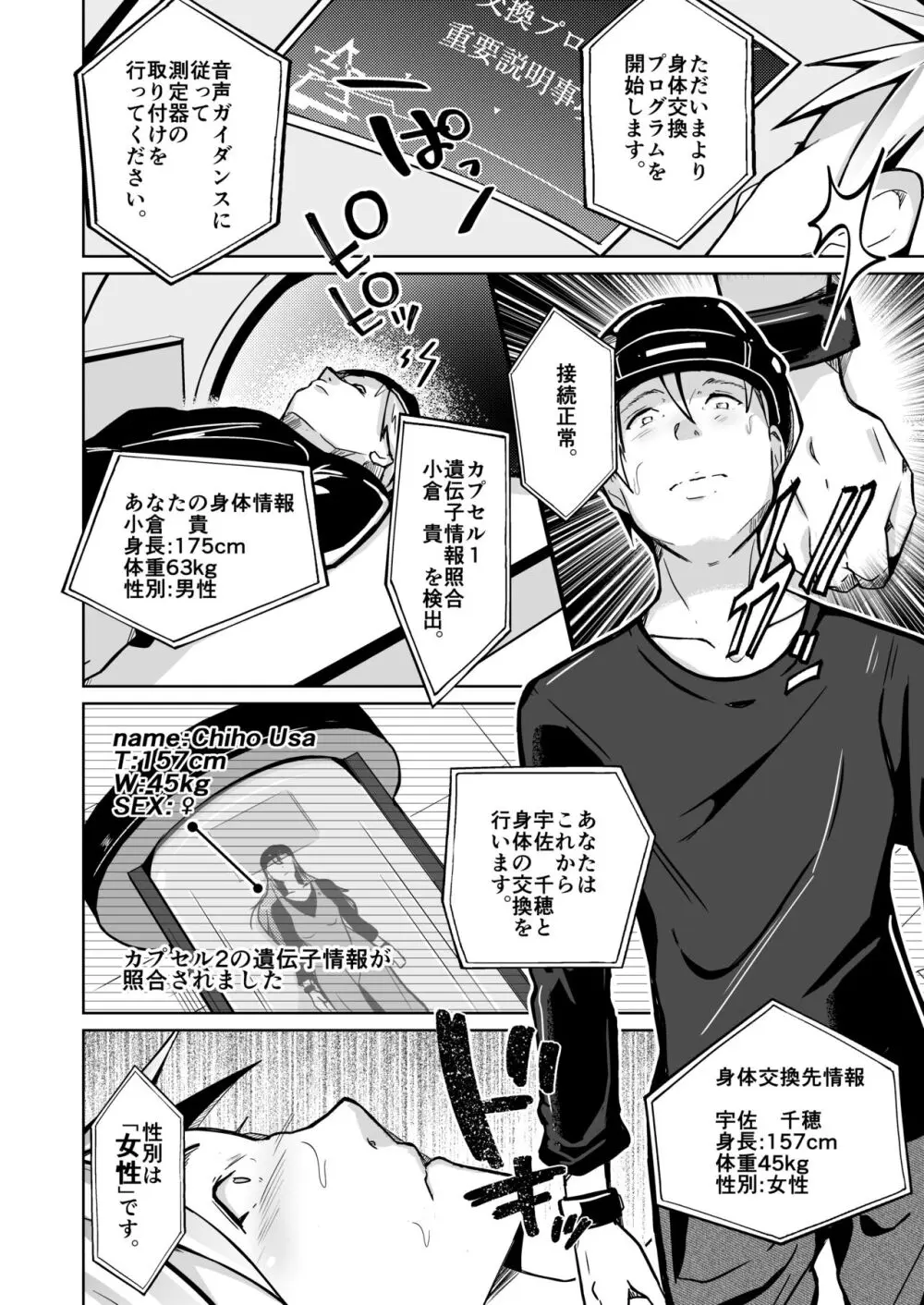 異性の身体の虜になった、僕と私 - page8