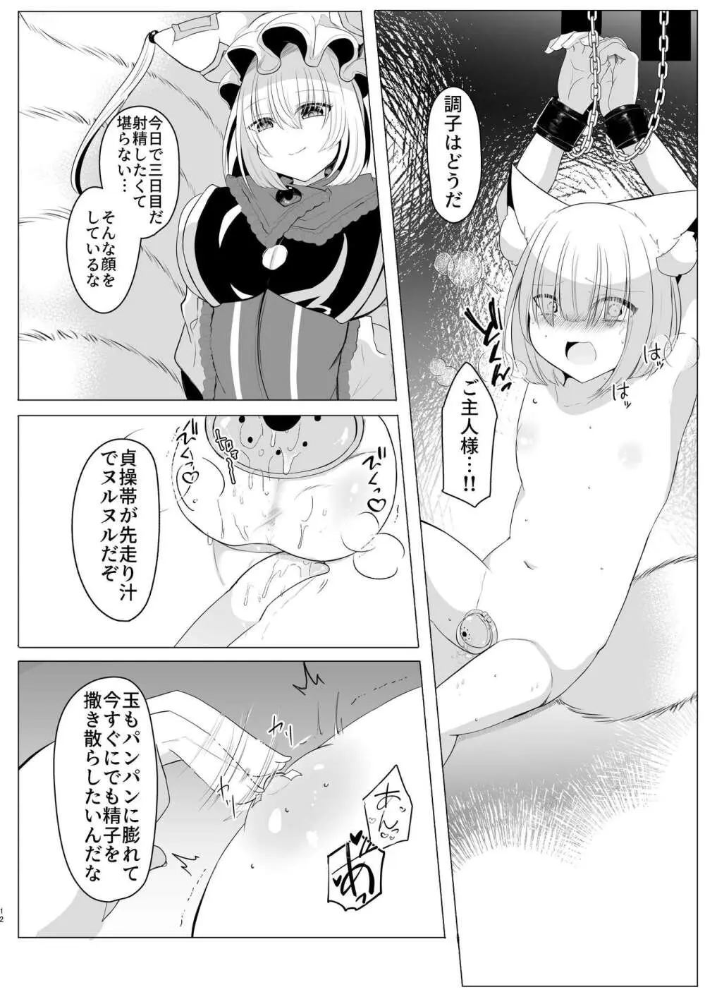 八雲藍による性奴○射精管理調教 子狐編 - page11