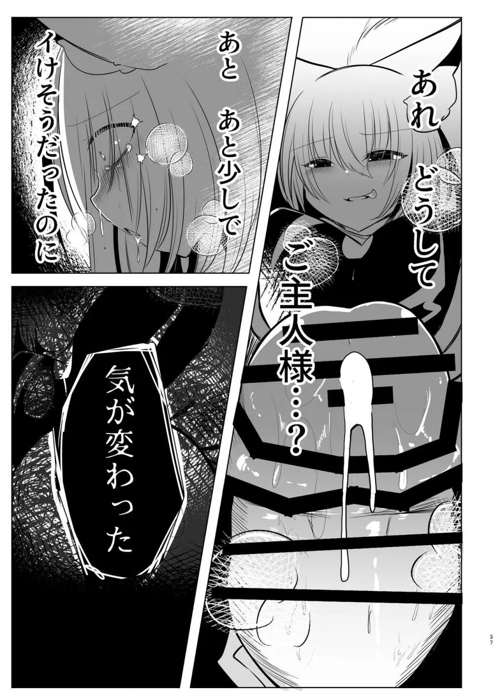 八雲藍による性奴○射精管理調教 子狐編 - page36