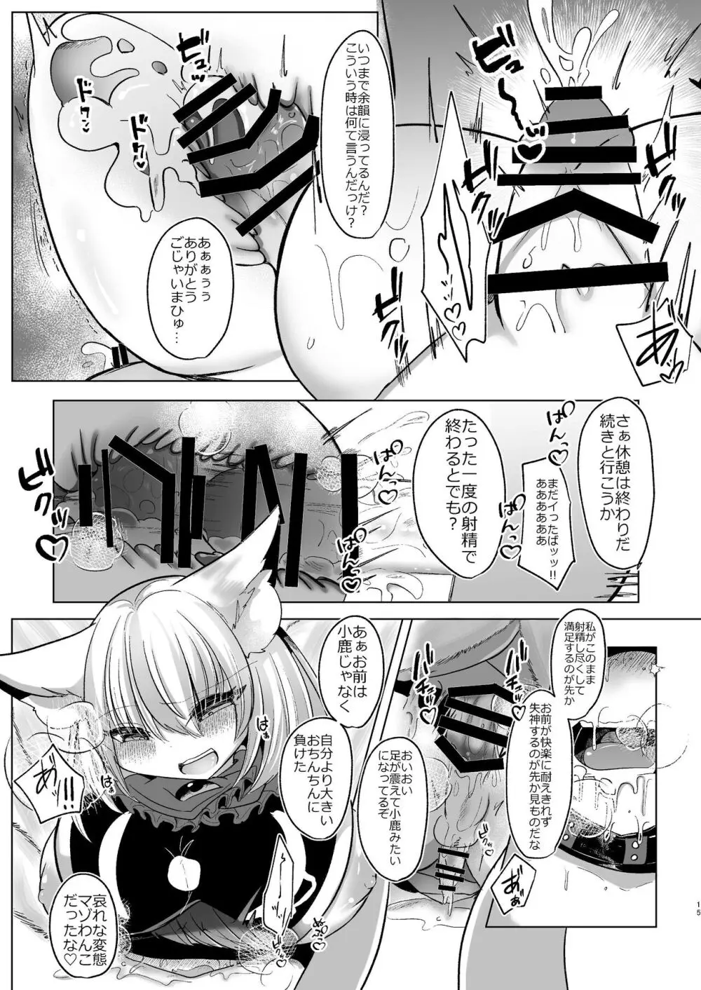 八雲藍が性処理ペットと戯れる本 - page15