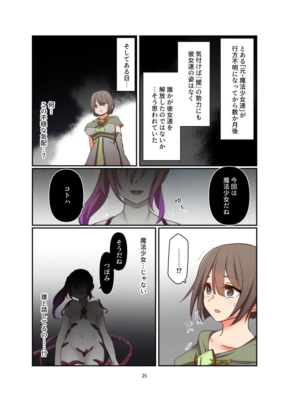 変身回数に限りがある世界の魔法少女が悪の手を取り堕ちた先。 - page25